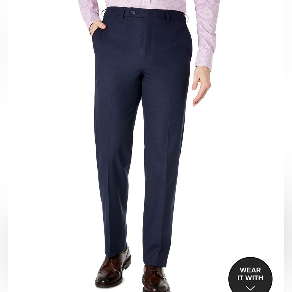 Lauren Ralph lauren Men's Classic-Fit Ultraflex Stretch Flat-Front, W34xL32‎